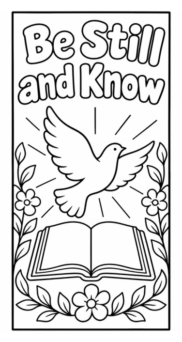 Preview of Free Printable Bible Bookmarks to Color